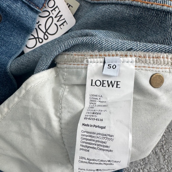Loewe Women's Anagram Baggy Jeans - Picture 3 of 3